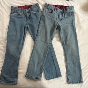 Levi's Branded Adjustable Waistband Kids Jeans Size 7